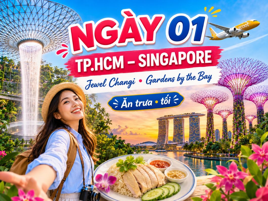 Tour Singapore 3 ngày 2 đêm - tour Singapore từ TPHCM cùng Like Tour.