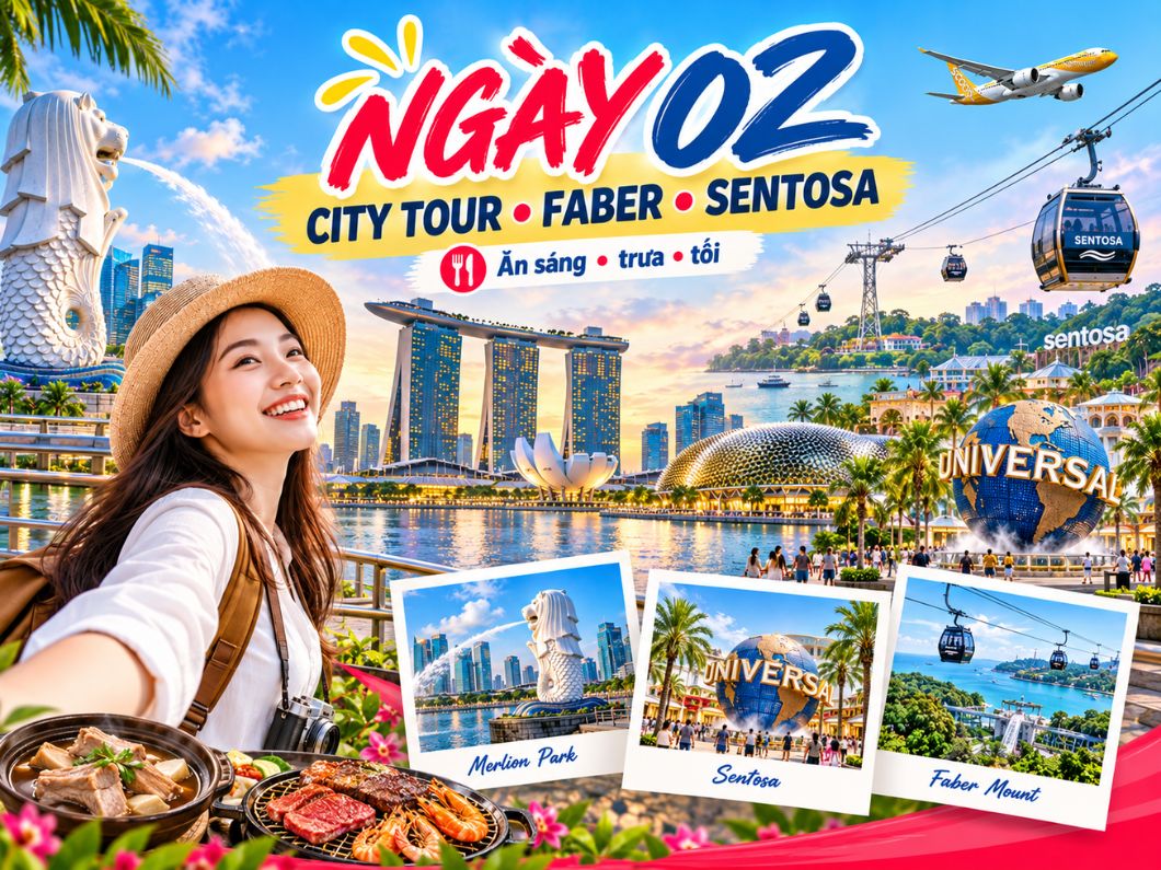 Khám phá tour Singapore từ TP.HCM cùng Like Tour.