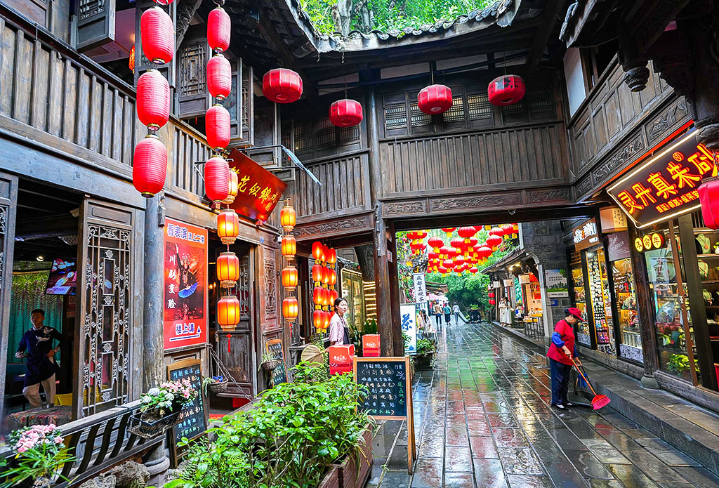 Phố cổ Cẩm Lý (Jinli Ancient Street)