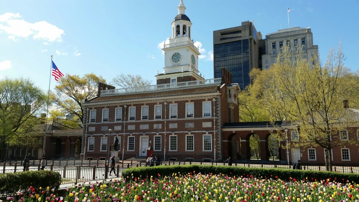 Dinh Độc Lập Independence Hall Philadelphia di sản thế giới UNESCO tour Bờ Đông nước Mỹ Like Tour
