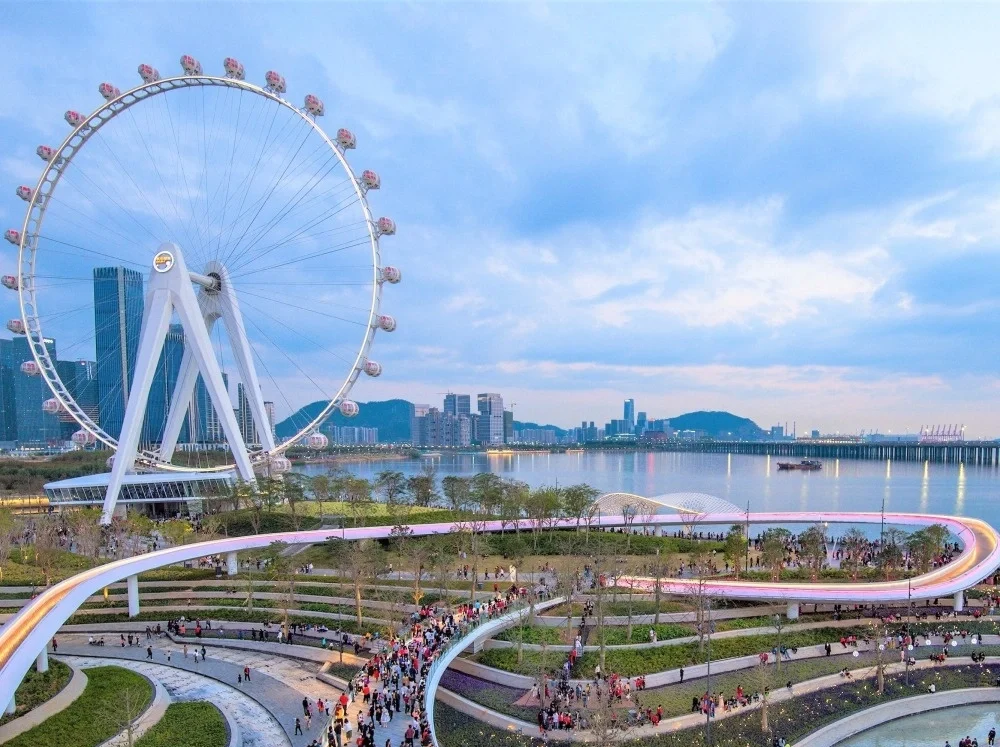 Vòng đu quay Happy Harbor Thâm Quyến - Biểu tượng du lịch hiện đại trong tour của Like Tour.